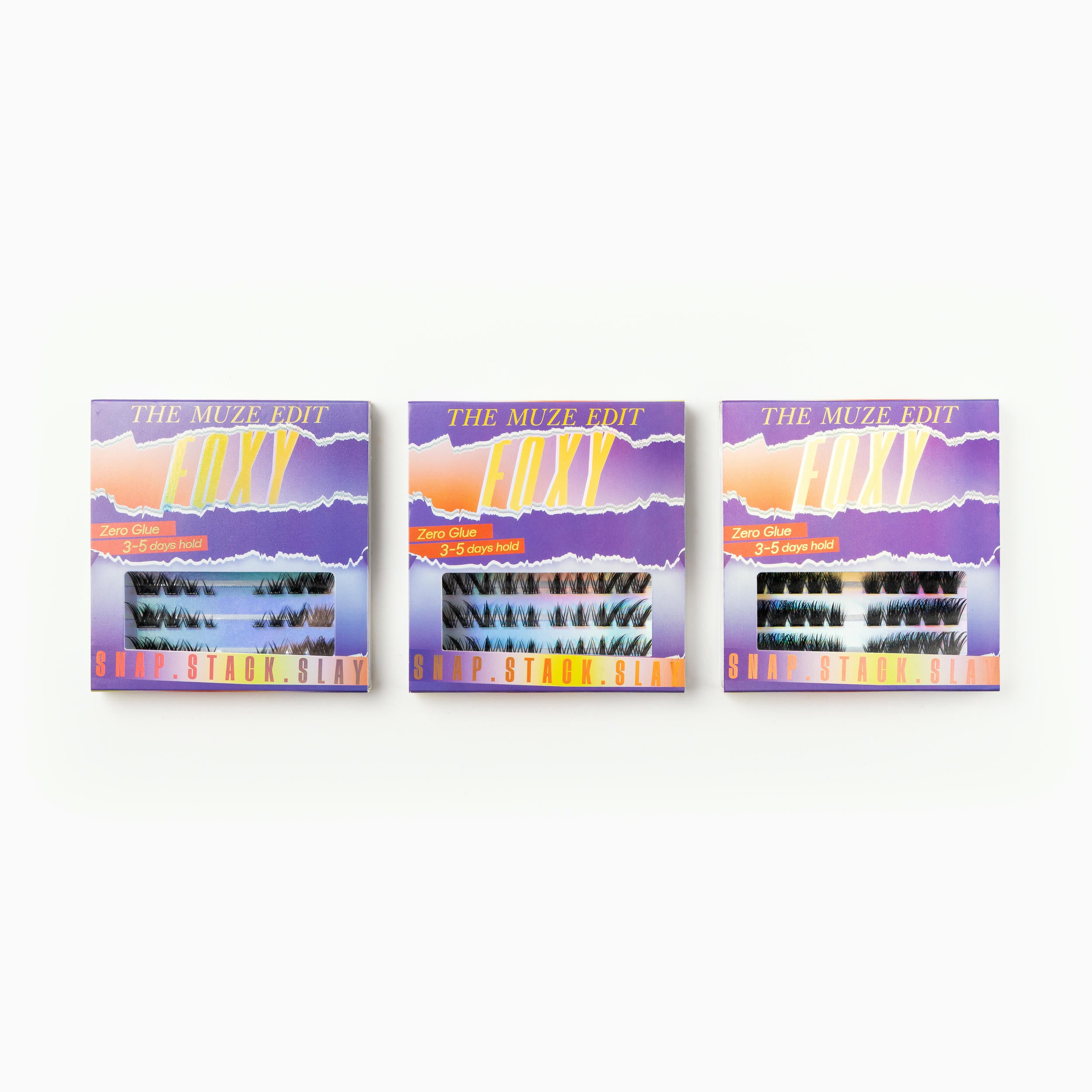 The Foxy Trio DIY Lash Clusters | Cat Eye, Glue-Free, 3–5 Day Hold