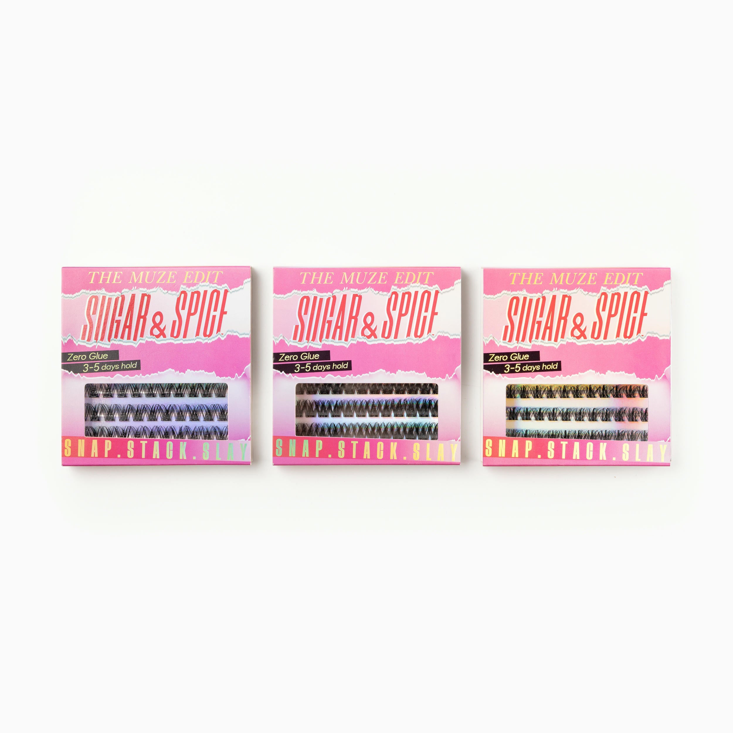 The Sugar and Spice Trio | DIY Lash Clusters | Natural Eye, Glue-Free, 3–5 Day Hold